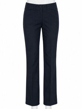Cintas Susan Fit Navy Womens Straight-Leg Pants Size 0 SH Work Uniform